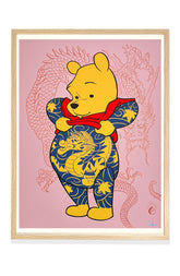 Tatpooh- Silk Print custom ( Drawing ink Sanguine )
