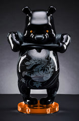 Sculpture "Tatpooh BLK Kuro Gallery" by Jee Saya - 41 cm/16.1"