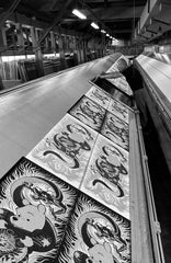 Tenugui "Tatpooh B&G" With Hanging Roots