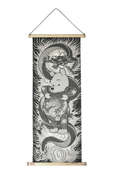 Tenugui "Tatpooh B&G" With Hanging Roots