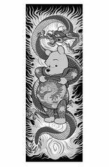 Tenugui "Tatpooh B&G" With Hanging Roots