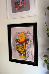 Serigraphy "Tatpooh Blue Dragon"