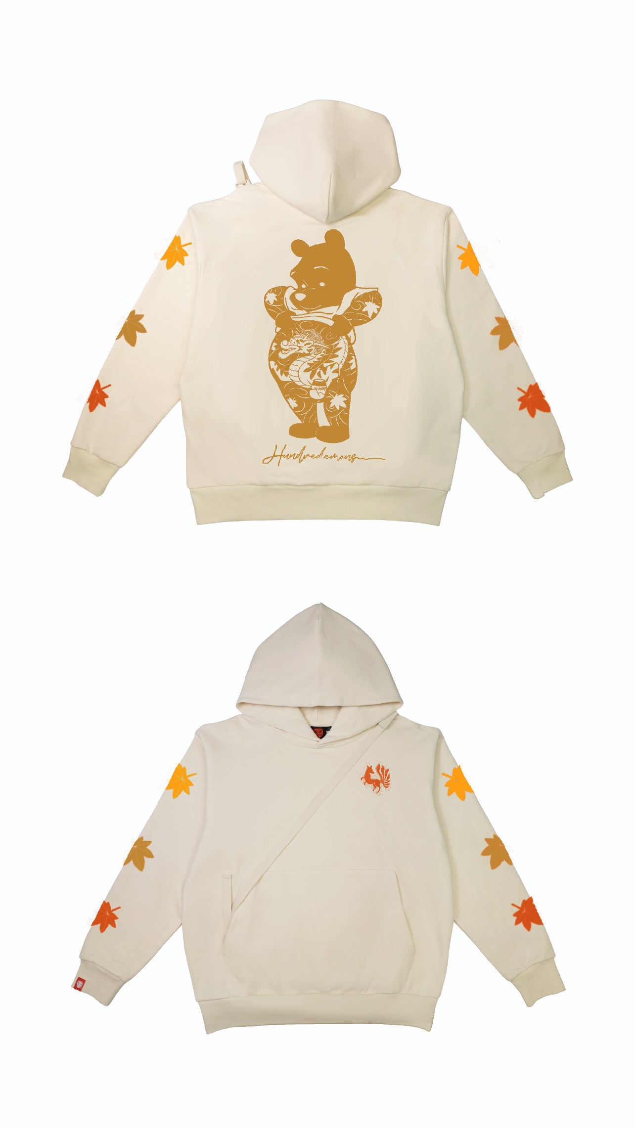 "Off-White Momiji” Hoodie Pullover