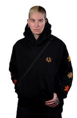 “Black Momiji” Hoodie Pullover