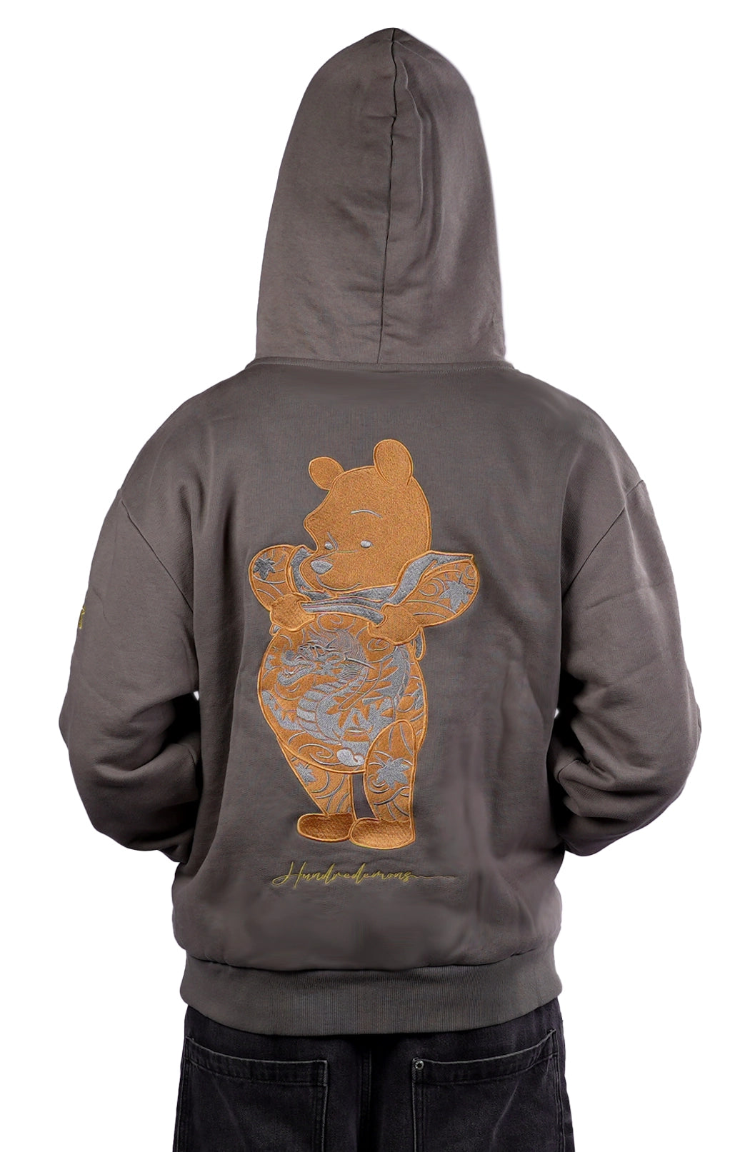 “Gray Momiji” Hoodie Pullover