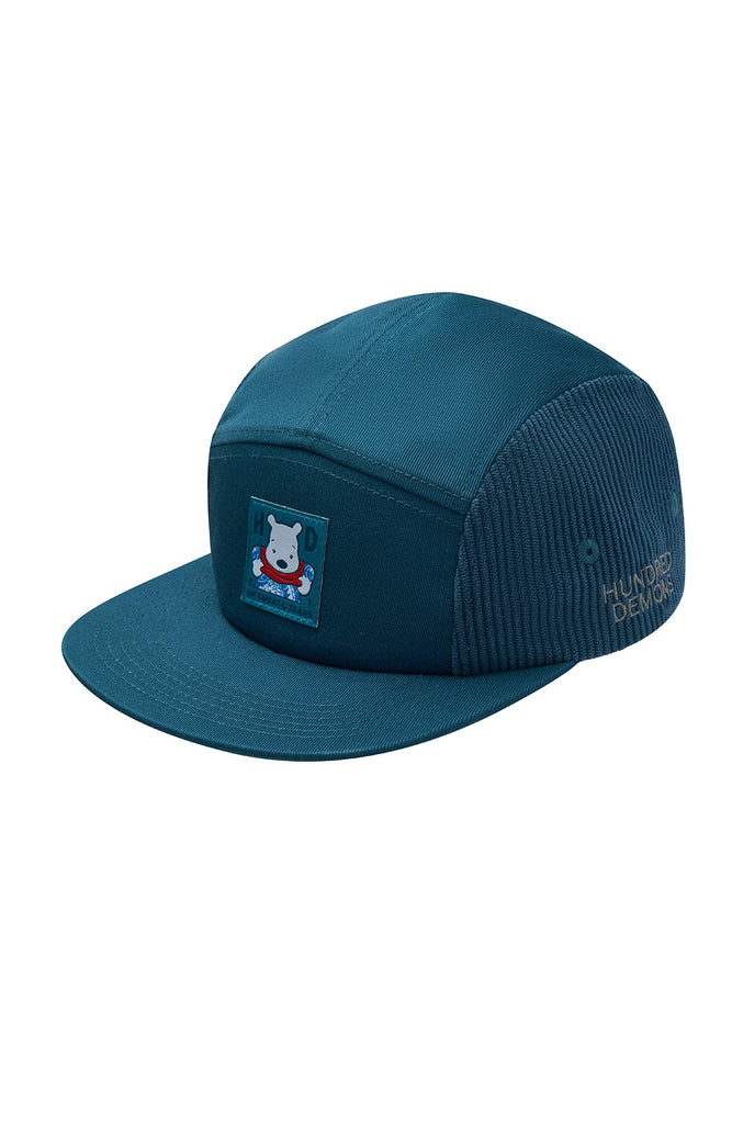 Indigo Five-Panel Cap – Hundred Demons