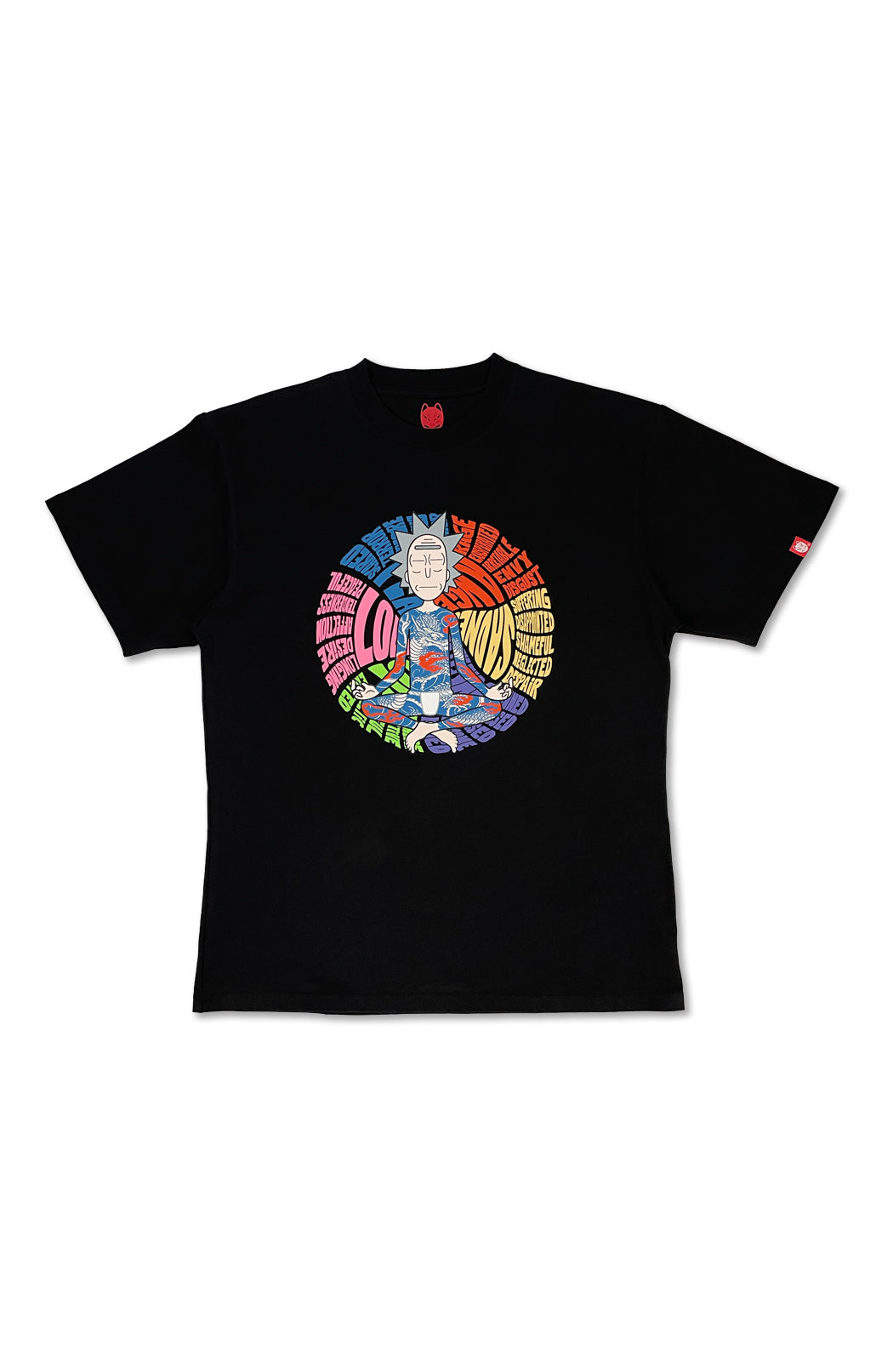 T-Shirt "Mindset" Oversize  - Black