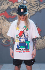 T-Shirt "Super Tattoo" Oversize  - Off-White