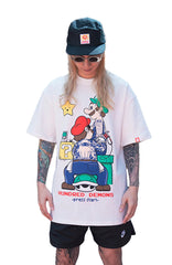 T-Shirt "Super Tattoo" Oversize  - Off-White