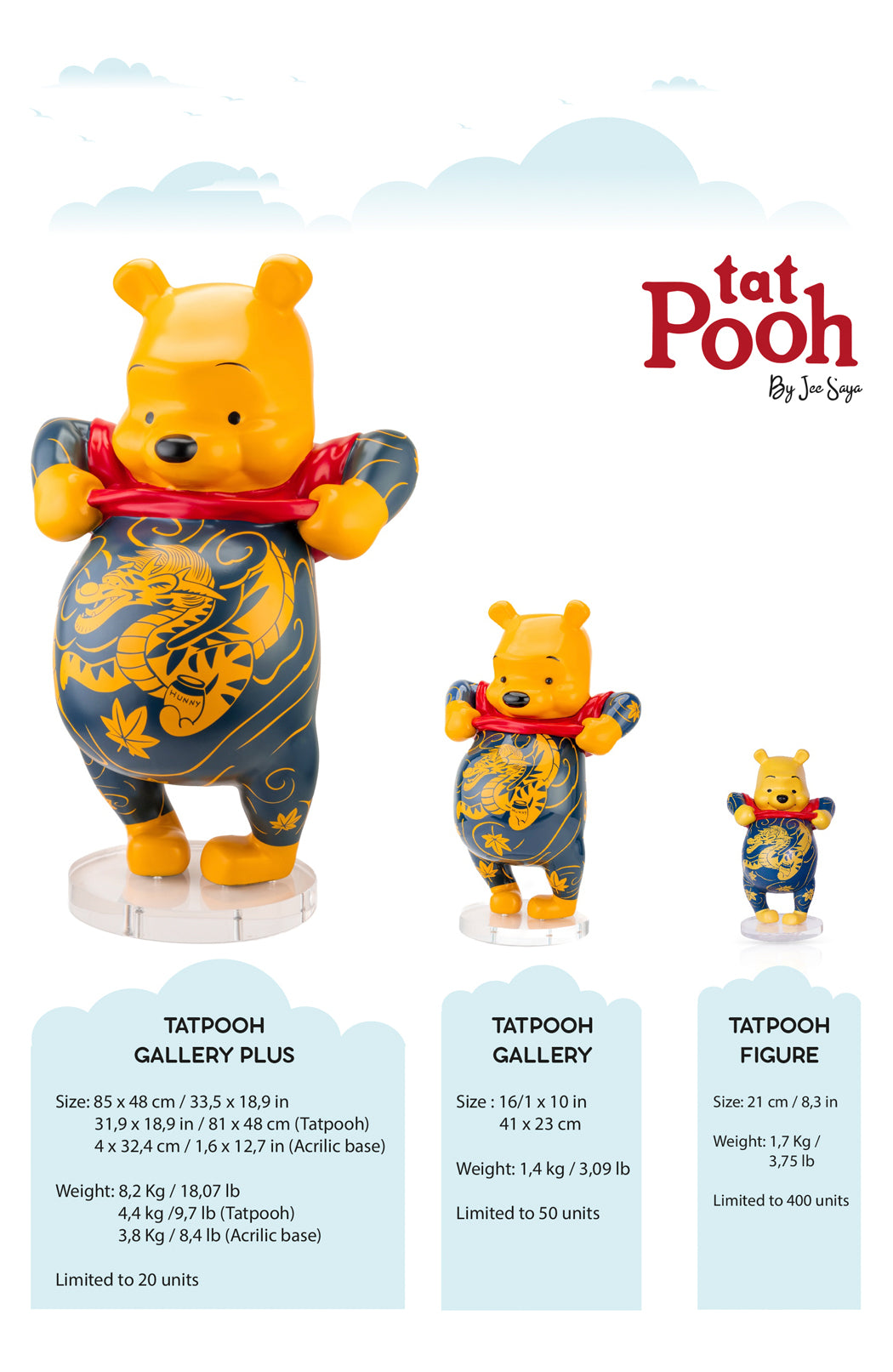 Sculpture "Tatpooh Gallery Plus" by Jee Saya - 81 cm