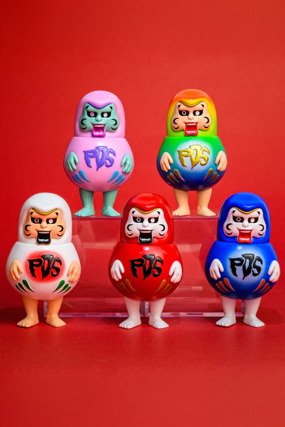 Kenelephant x Punk Drunkers: Aitsu Maru Daruma Figure Collection