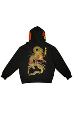 "Traditional Gold Dragon" Hoodie by Ichibay