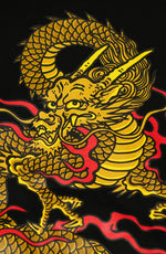 "Traditional Gold Dragon" Hoodie by Ichibay