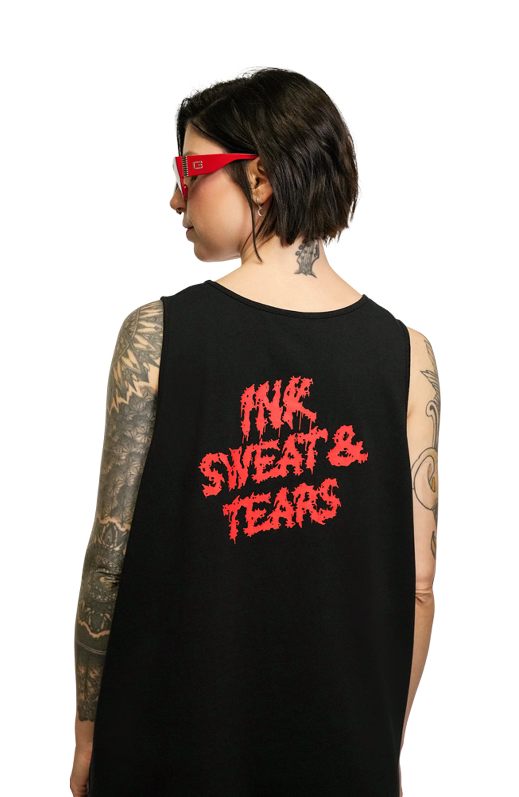 Tank Top "Super Tattoos" by Jee Saya