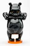 Sculpture "Tatpooh BLK Kuro Gallery" by Jee Saya - 41 cm/16.1"