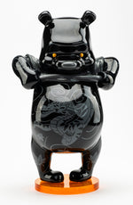 Sculpture "Tatpooh BLK Kuro Gallery" by Jee Saya - 41 cm/16.1"