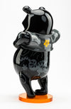 Sculpture "Tatpooh BLK Kuro Gallery" by Jee Saya - 41 cm/16.1"