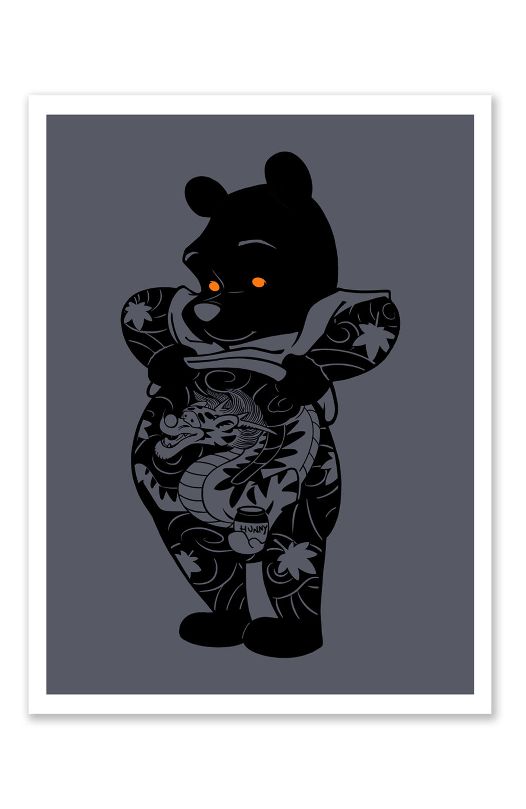 Print "Tatpooh BLK" by Jee Saya