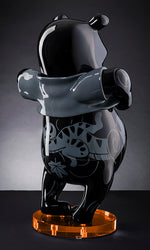 Sculpture "Tatpooh BLK Kuro Gallery" by Jee Saya - 41 cm/16.1"