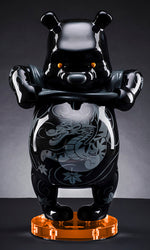 Sculpture "Tatpooh BLK Kuro Gallery" by Jee Saya - 41 cm/16.1"