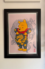 Serigraphy "Tatpooh Blue Dragon"