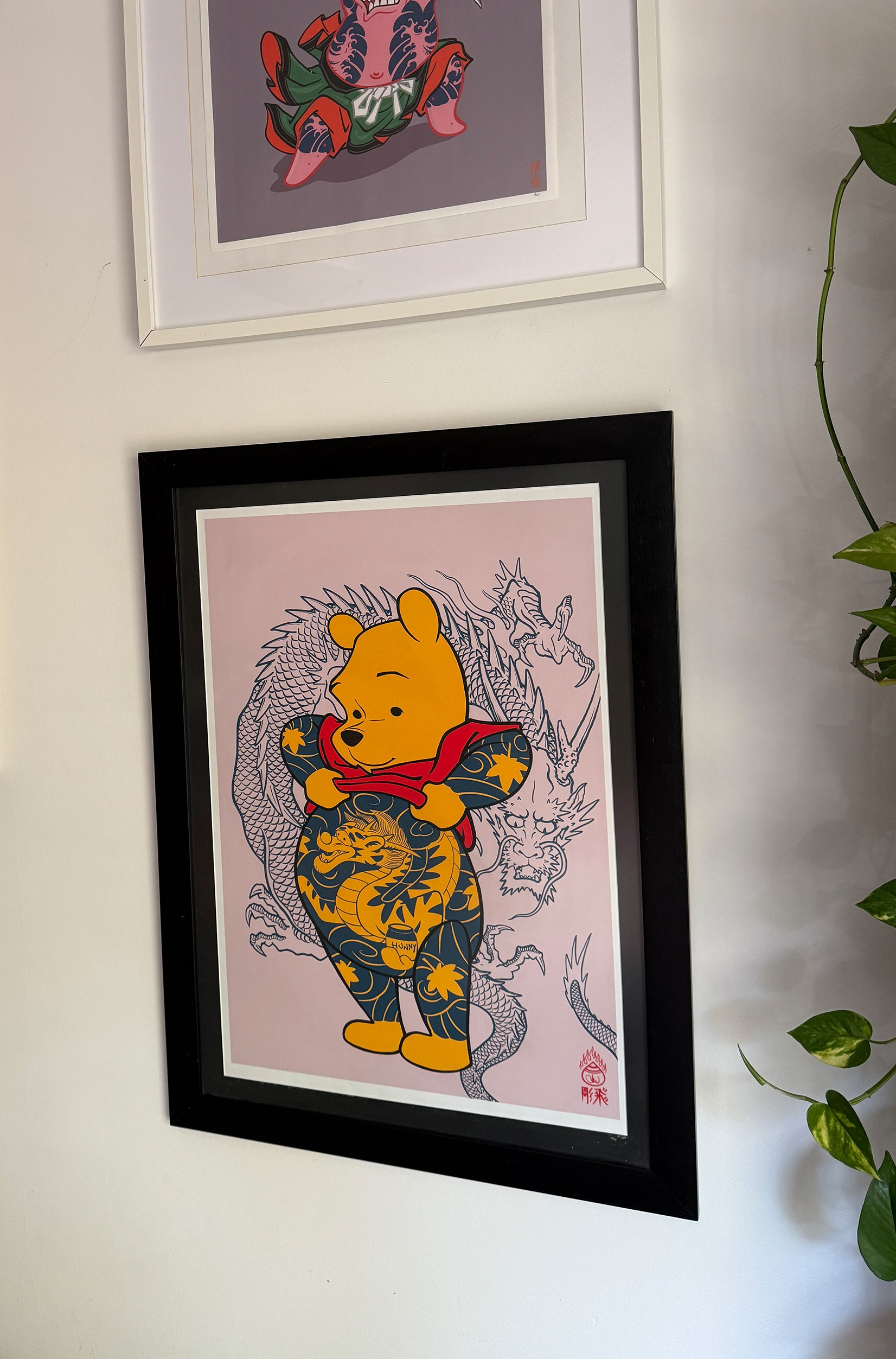 Serigraphy "Tatpooh Blue Dragon"