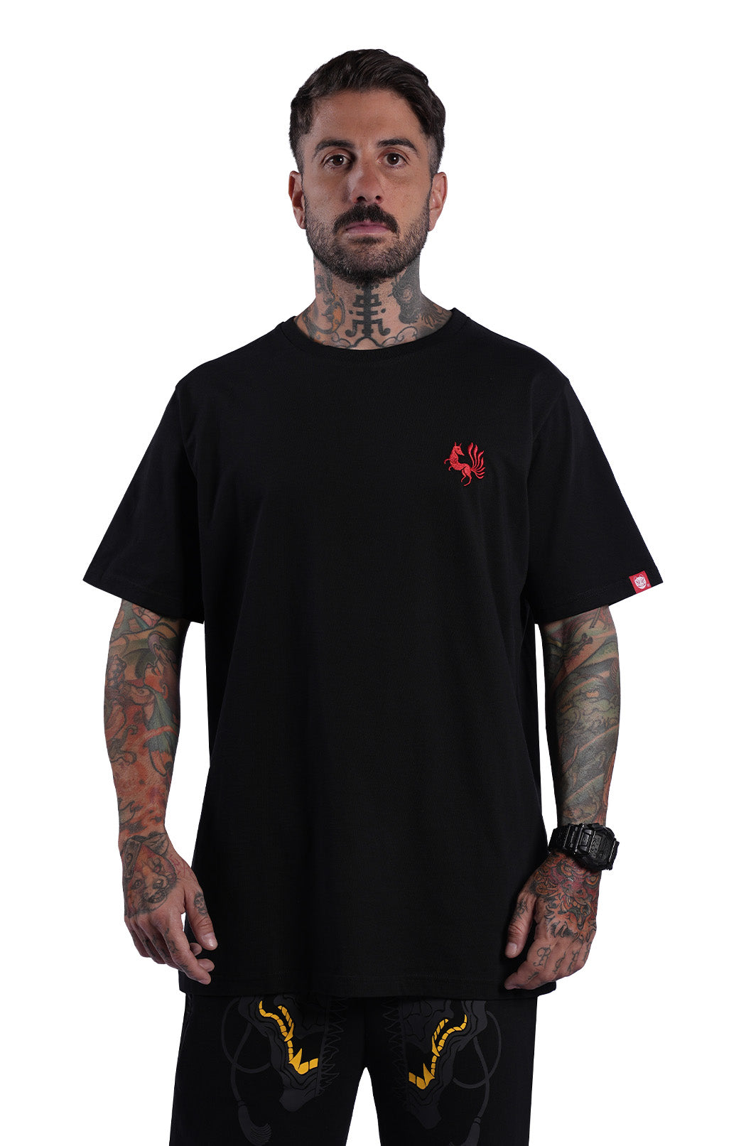 demon dress shirt KPop Demon Hunters Saja Boys Group Portrait T-Shirt - BoxLunch Exclusive