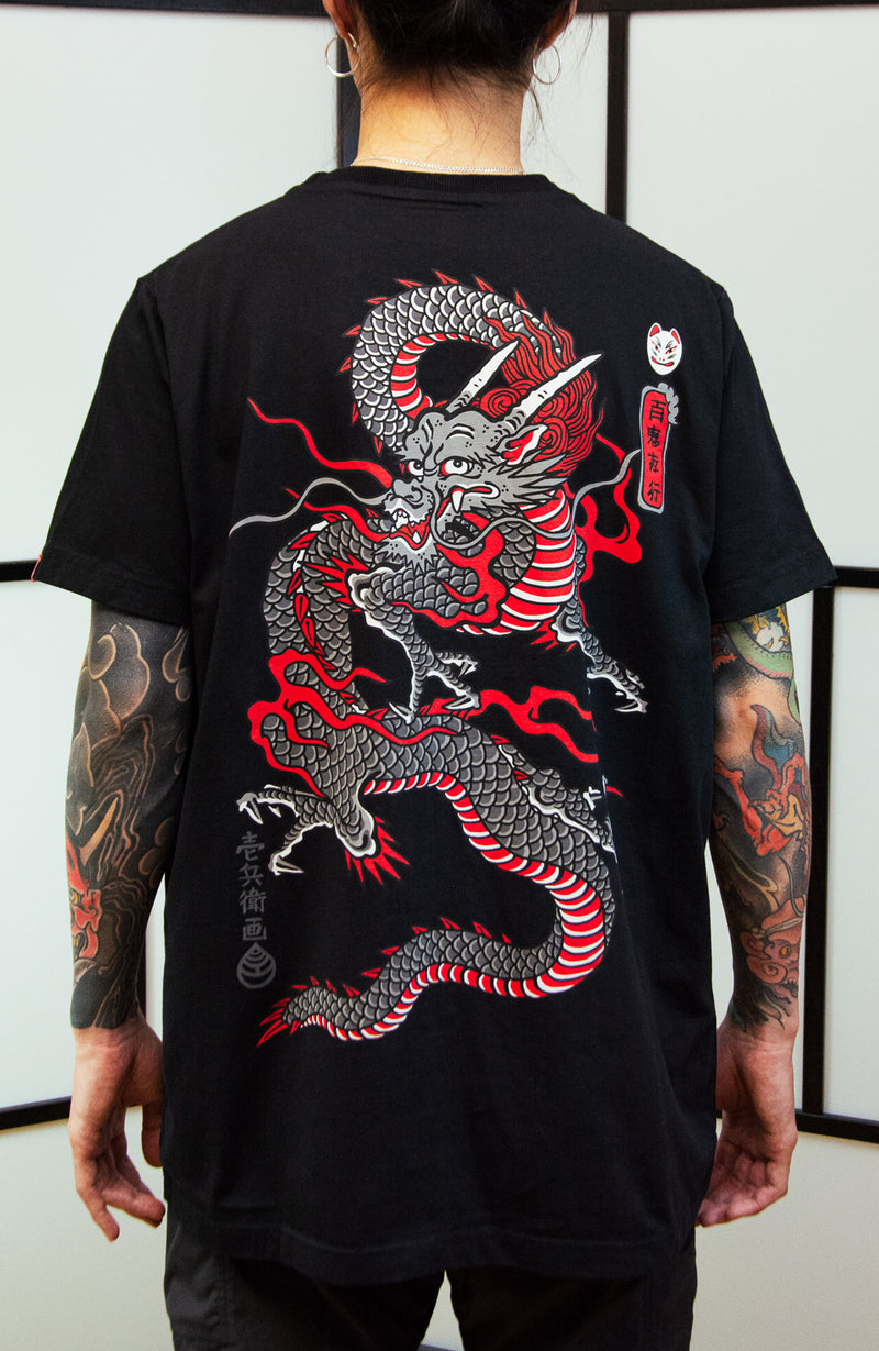 T-Shirt "Traditional Dragon" by Ichibay