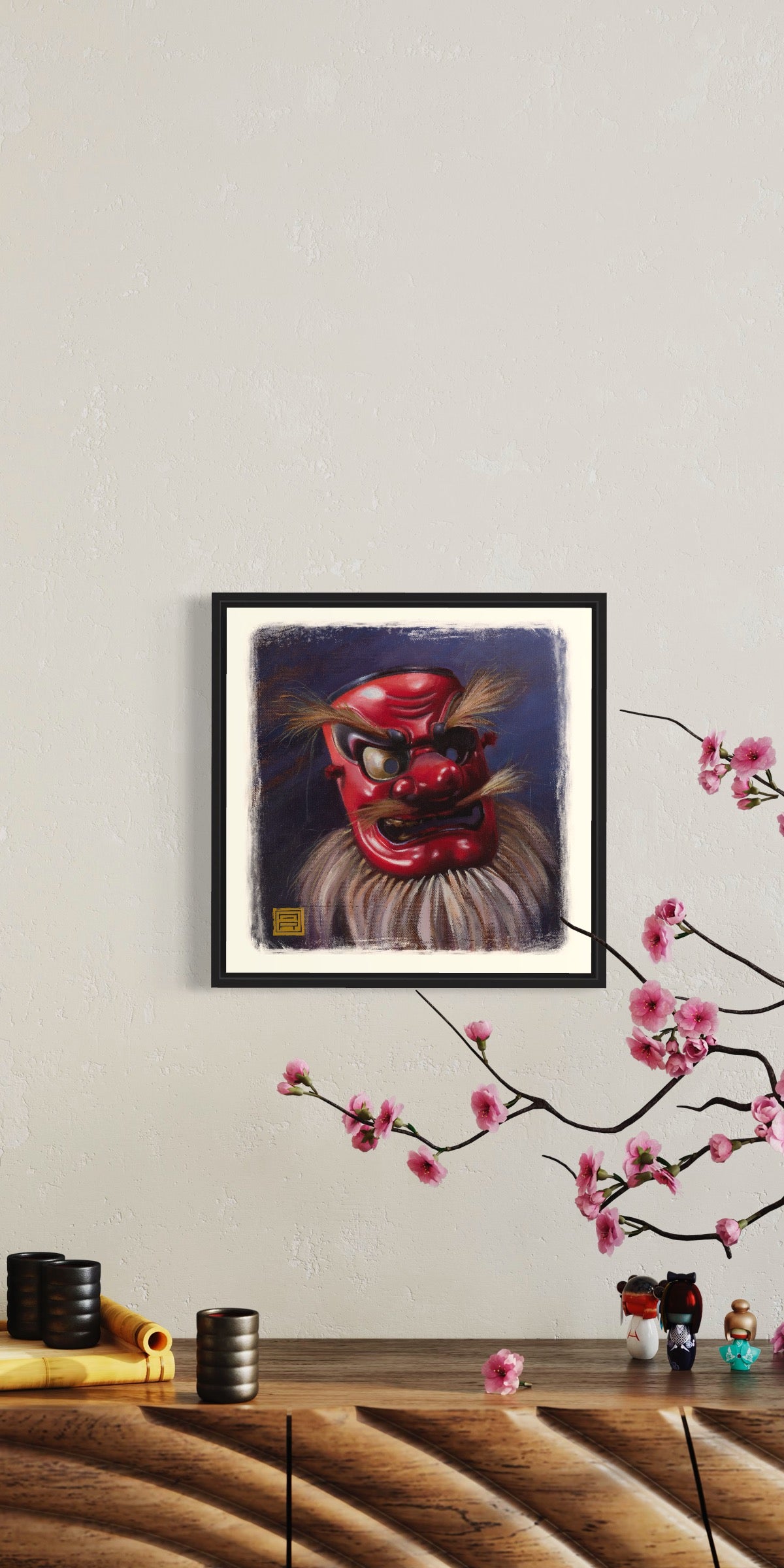 Tengu Print by Adrian Rod