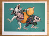 Print Edo Frogs by Jee Sayalero - Limited edition