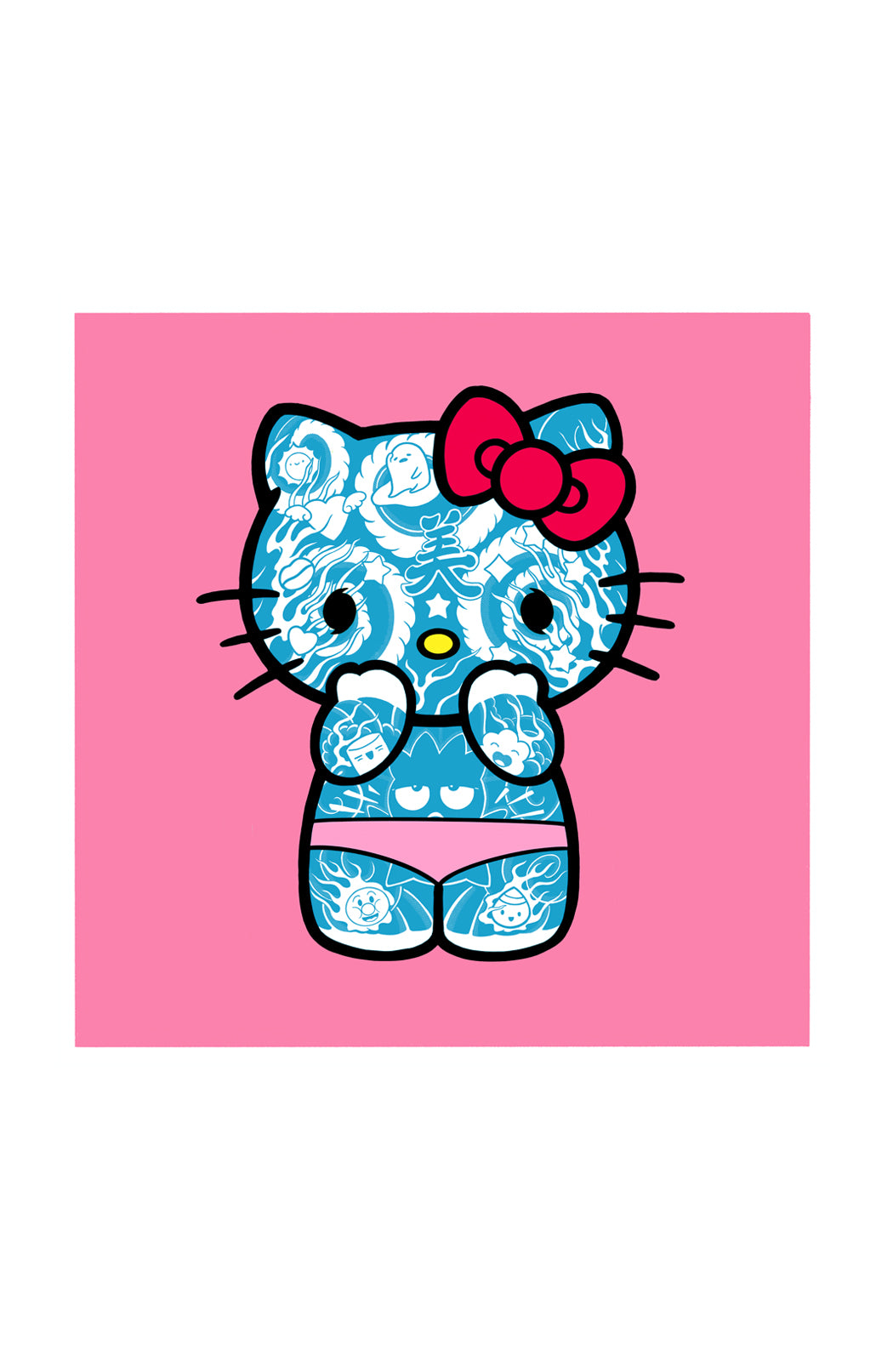 Print "KittyPunk" by Jee Saya