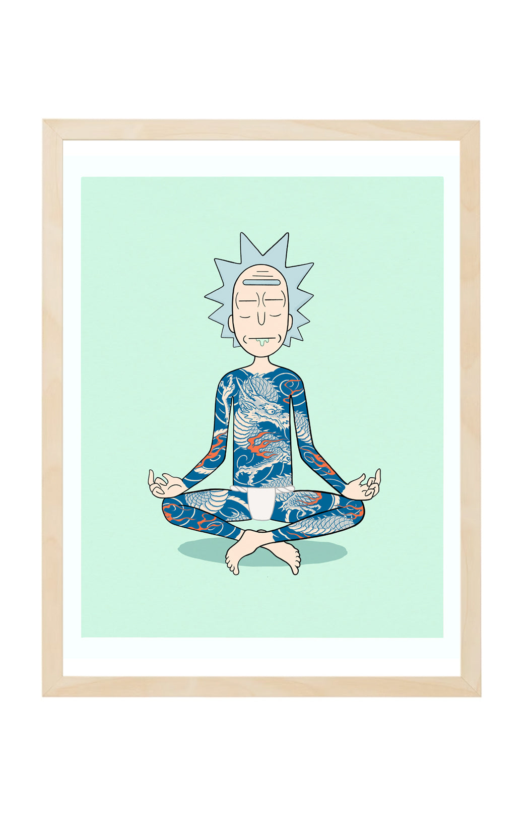 Print "Rick-Sama" by Jee Saya