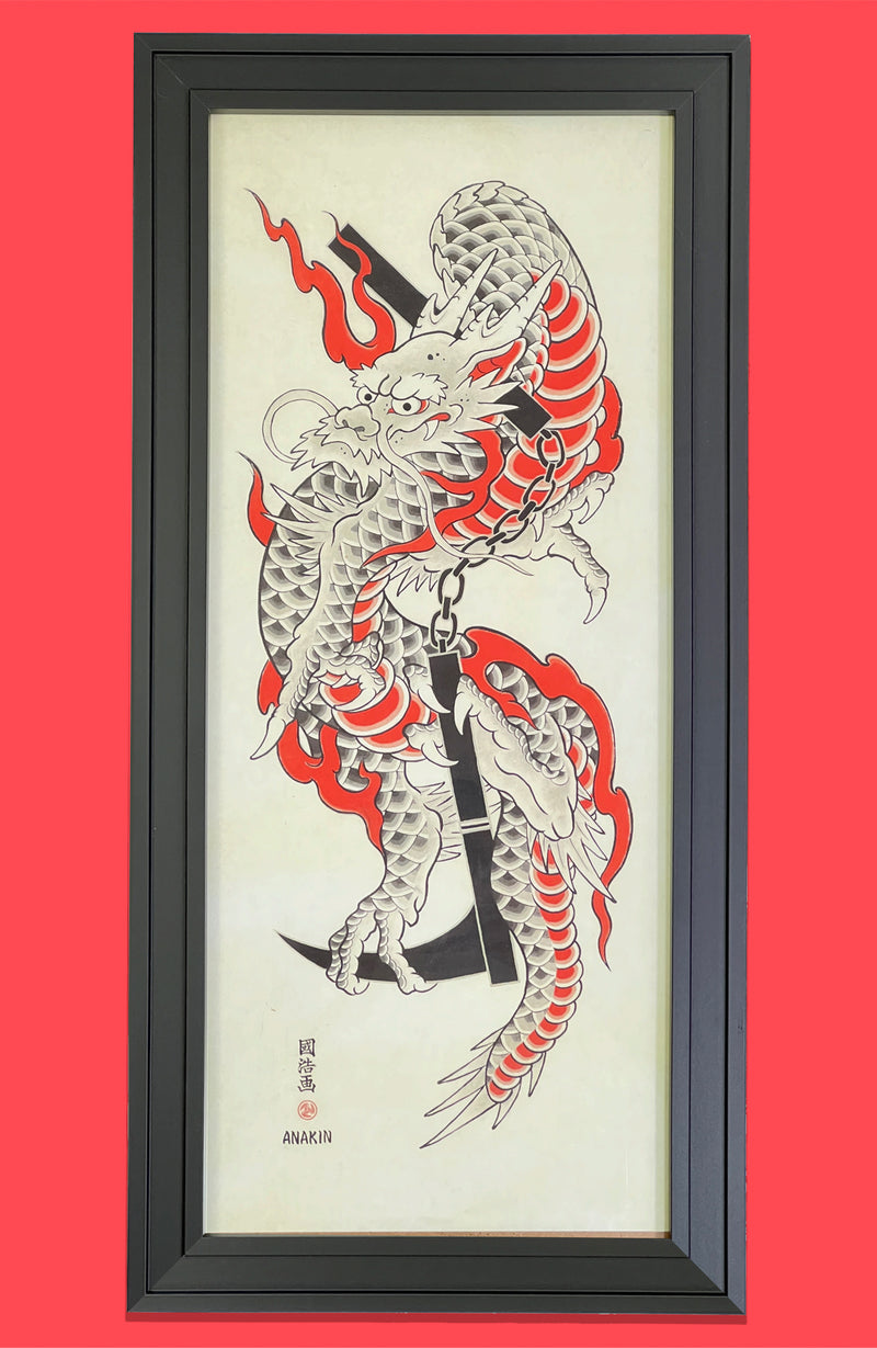 Dragon LEE by Anakin San - Washi Print