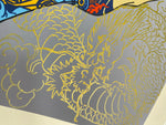 Print Shiting Tattoo Frog II by Jee Sayalero - CUSTOM - Silk Print 7 colours